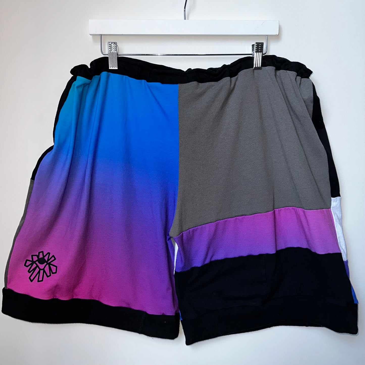 Large Shorts: Black and Blue
